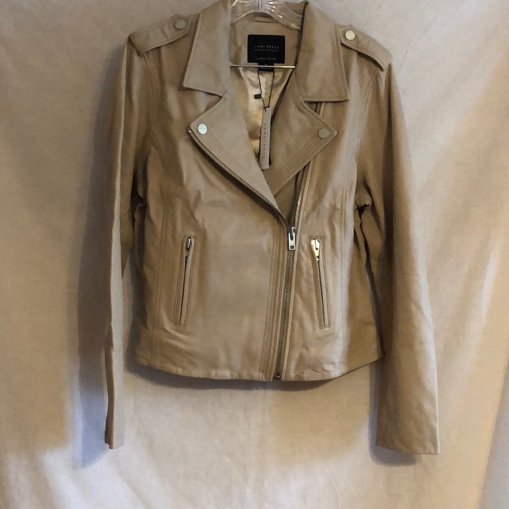 Sanctuary leather soho moto jacket